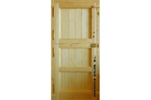 puerta de madera maciza, para calle
