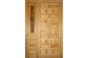 puerta castellana con fijo