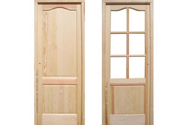 puerta de madera de interior de 3,5 cm. de grosor