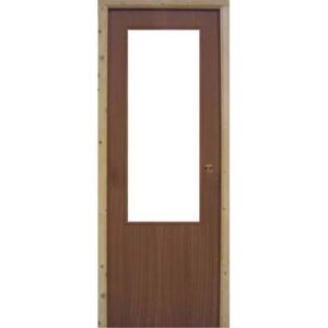 Puerta de interior Mod. SAPELLY. Hoja de 3,5 cm. de grosor. Con marco directo incluido de 7 x 6 cm. Abisagrada. Las puertas sapely están disponibles en 210 x 72 y 210 x 82 cm. y en 210 x 92,5 cm. También cristaleras de 210 x 82 y 210 x 92 cm.