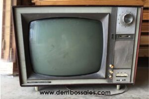 Televisor antiguo. Ideal para decoración y tematización.