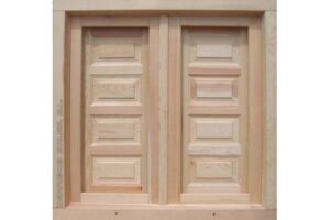 ventanas de madera aislantes, abatibles. con contraventanas interiores