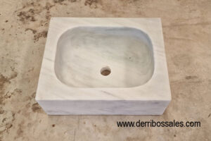 Lavabos de mármol. Lavabos de piedra, de un solo seno. Consulte disponibilidad.