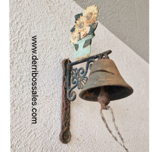 Campana con motivo de girasoles.