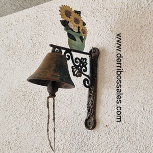 Campana con motivo de girasoles.
